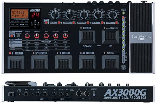 Korg ToneWorks AX3000G Multi-Effects Guitar Pedal, Main
