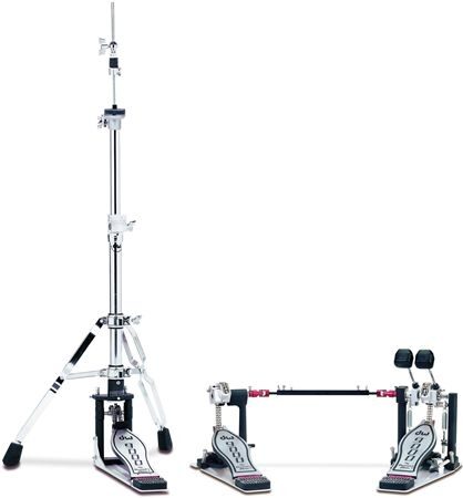 Drum Workshop 9002PC Double Bass Drum Pedal, With Hi Hat Stand