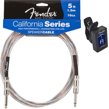 Fender California Speaker Cable, 16GA with Tuner