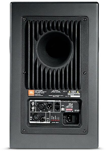 JBL LSR4328P Powered Studio Monitors (220 Watts, 1x8"), Back