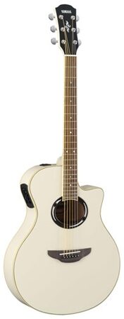 Yamaha APX500II Thinline Acoustic-Electric Guitar, Vintage White
