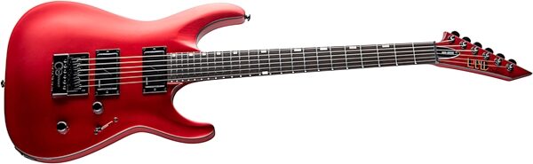 ESP LTD MH-1000ET EverTune Electric Guitar, Candy Apple Red Satin, Action Position Back