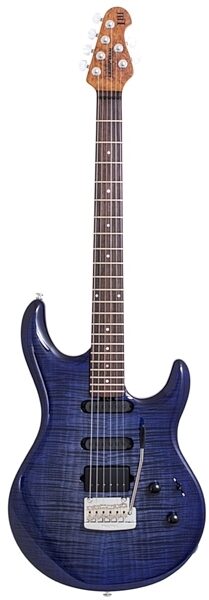 Ernie Ball Music Man Ball Family Reserve Luke 3 HSS Electric Guitar (with Case), Blueberry Flame