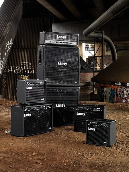 Laney LX20R Guitar Combo Amplifier (20 Watts, 1x8"), Black, Screenshot Front