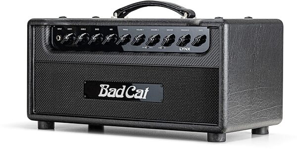 Bad Cat Lynx Guitar Amplifier Head (50 Watts), Warehouse Resealed, Angled Front