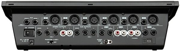 TASCAM M-164UF 16-Channel USB Mixer with Effects, Rear