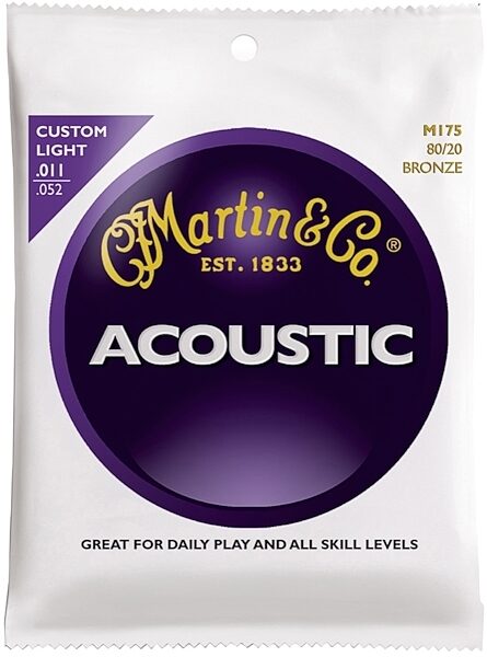 Martin 41M175 80/20 Bronze Acoustic Guitar Strings, Main