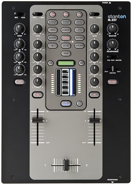 Stanton M.207 2-Channel DJ Mixer with Effects, Main