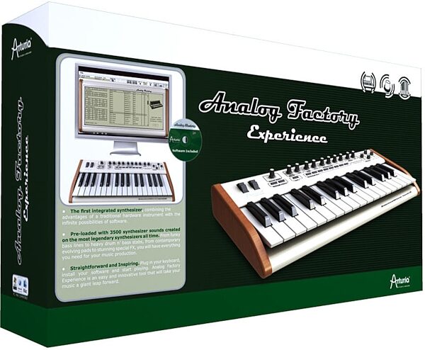 Arturia Analog Factory Experience Hybrid Synthesizer with Keyboard Controller, Alternate View