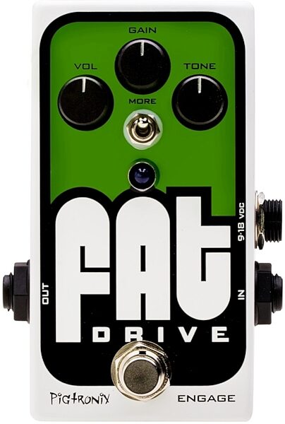 Pigtronix Fat Drive Tube Sound Overdrive Pedal, Main