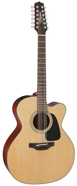 Takamine P1JC-12 12-String Jumbo Acoustic-Electric Guitar (with Case), Main