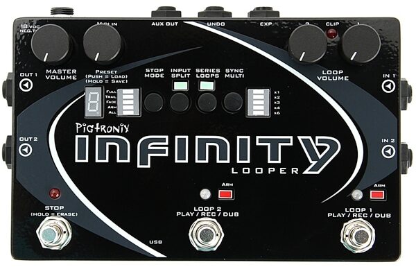Pigtronix Infinity Stereo Performance Looper, Main