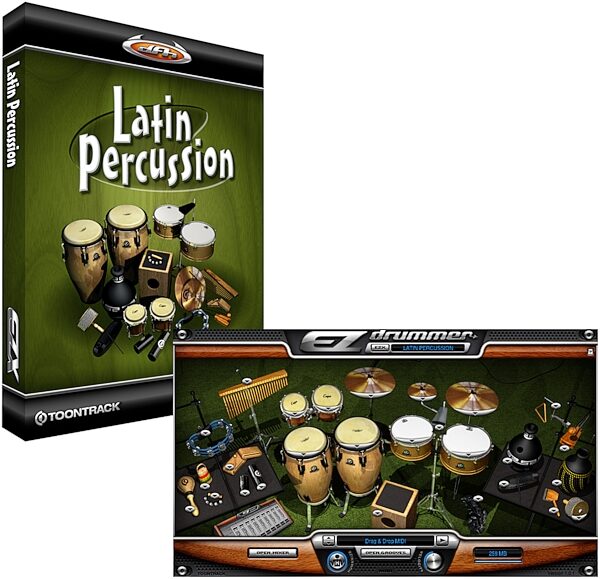 Toontrack Latin Percussion EZX Expansion for EZ Drummer Software, Main