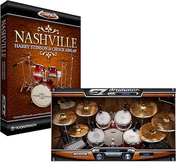 Toontrack Nashville EZX Expansion for EZ Drummer Software, Main