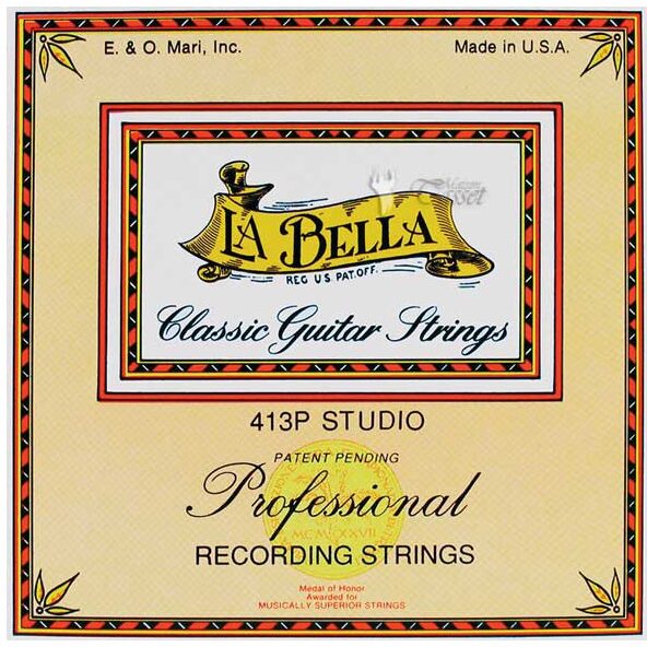 La Bella 413P ProSeries Nylon Flatwound Classical Recording Strings, Main