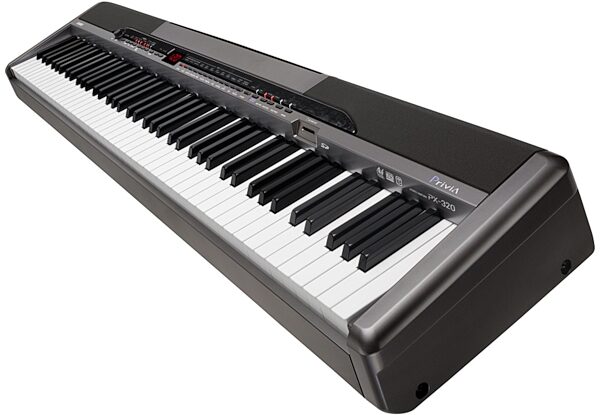 Casio PX320 Privia 88-Key Hammer-Action Keyboard, Angle