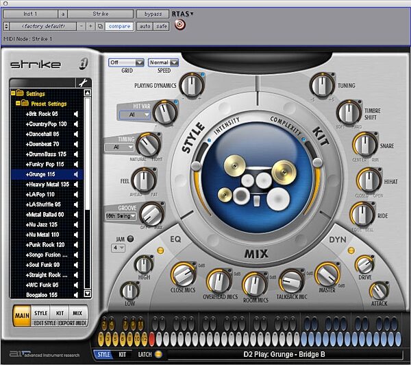Digidesign Strike Virtual Drum Instrument RTAS DVD, Strike