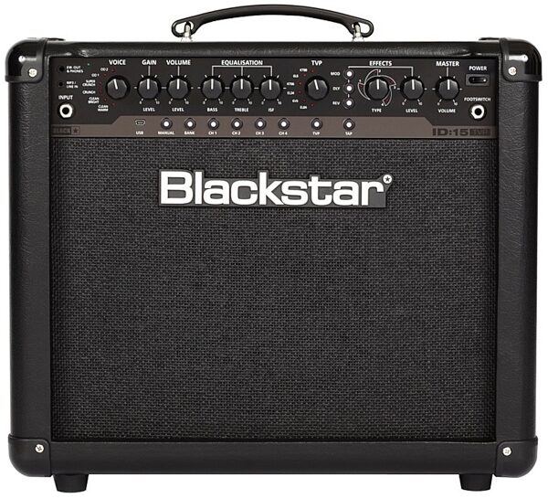 Blackstar ID15 Guitar Combo Amplifier (15 Watts, 1x10"), Main