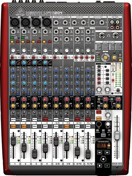 Behringer UFX1204 XENYX USB and FireWire Mixer, 12-Channel, Main