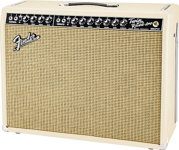 Fender Limited Edition '65 Twin Reverb Blonde and Wheat Guitar Combo Amplifier, Main