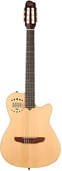 Godin Multiac Nylon Duet Ambience Classical Acoustic-Electric Guitar (with Gig Bag), Main