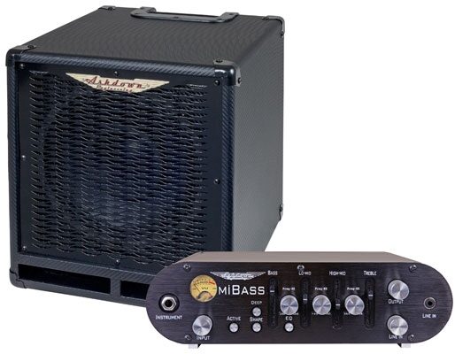 Ashdown MIBASS220 Head and MI10 Cabinet Bass Amplifier Stack, Main