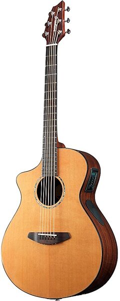 Breedlove Solo Concert Acoustic-Electric Guitar, Left-Handed (with Gig Bag), Main