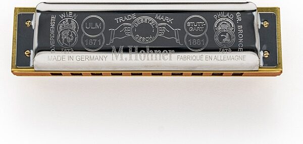 Hohner Marine Band 1896 Harmonica, Keys of A, C, and G, Action Position Back