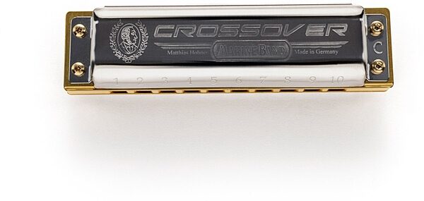 Hohner Marine Band Crossover Harmonica, Key of A Major, Action Position Back