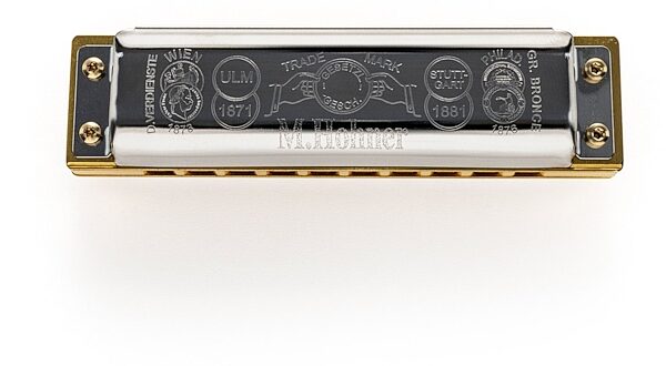 Hohner Marine Band Crossover Harmonica, Key of A Major, Action Position Back