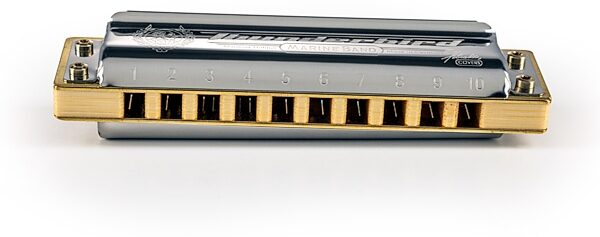 Hohner Marine Band Thunderbird Harmonica, Key of A Major Low, Action Position Back