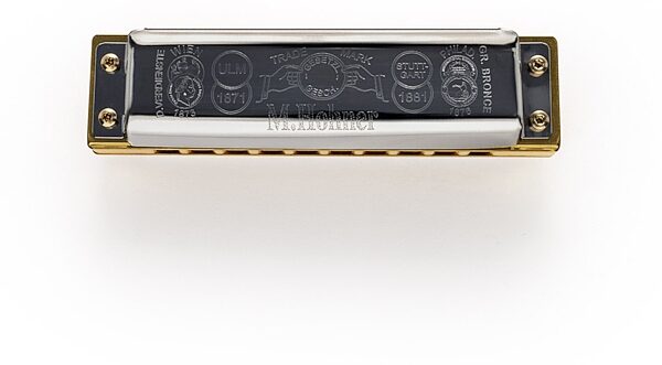 Hohner Marine Band Thunderbird Harmonica, Key of A Major Low, Action Position Back