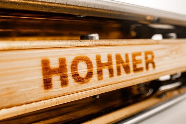 Hohner Marine Band Thunderbird Harmonica, Key of A Major Low, Action Position Back