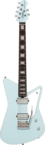 Sterling by Music Man Mariposa Electric Guitar, Daphne Blue, Blemished, Action Position Back