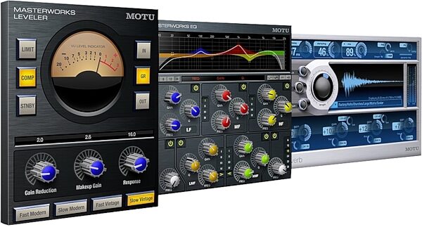 MOTU MasterWorks Collection Software Plug-In Suite (Mac), Plugins