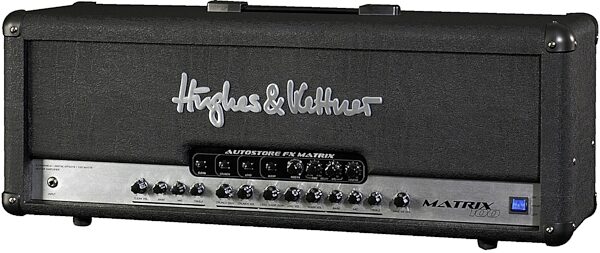 Hughes and Kettner Matrix 100 Guitar Amplifier Half Stack with Matrix 100 Head and SC412 Cabinet, Head Angle 1