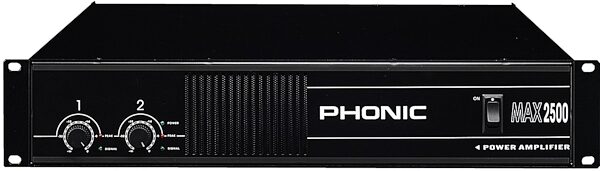 Phonic MAX2500 Stereo Power Amplifier, Main