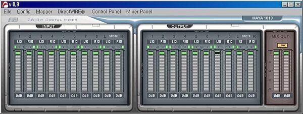 Audiotrak MAYA 1010 PCI Audio Interface, Screen Shot 2