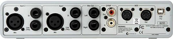 Digidesign Mbox 2 Audio Interface (Macintosh and Windows), Back