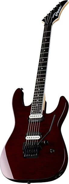 Dean Modern 24 Select Flame Top FR Electric Guitar, Action Position Back