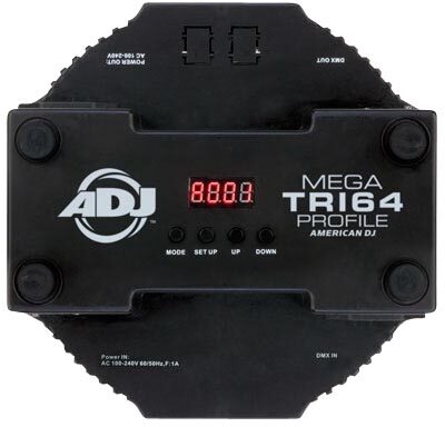 American DJ Mega Tri64 Profile Stage Light, Rear