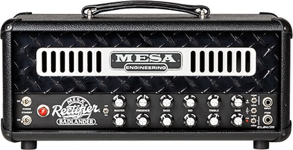 Mesa/Boogie Badlander 25 Guitar Amplifier Head (25 Watts), Black Bronco, Action Position Back