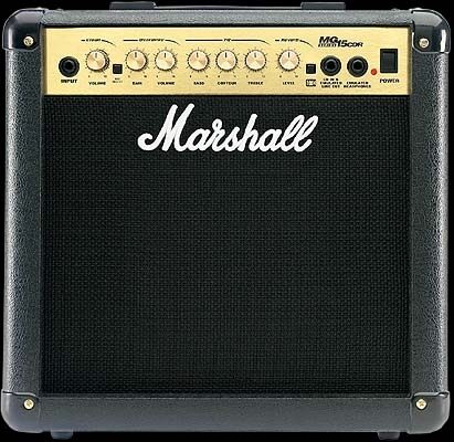 Marshall MG15CDR Guitar Combo Amplifier (15 Watts, 1x8 in.), Main