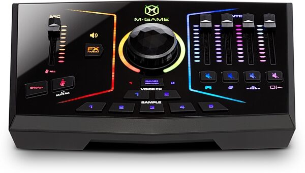M-Game RGB Dual USB Streaming Interface and Mixer, New, Main