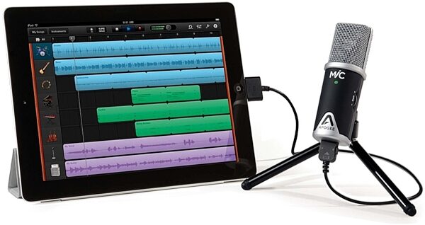 Apogee MiC 96k USB Microphone for iOS and Mac, In Use - iPad