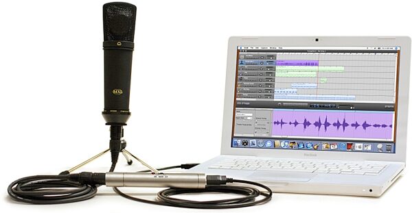 MXL Mic Mate Microphone Preamp and USB Interface, With a Mac for Example