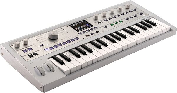 Korg MicroKorg2 Synthesizer and Vocoder, White, Action Position Back