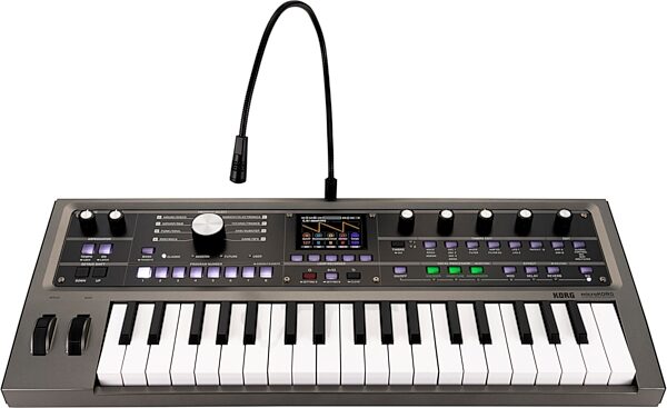 Korg MicroKorg 2 Analog-Modeling Synthesizer and Vocoder, Black, Action Position Back