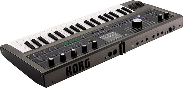 Korg MicroKorg 2 Analog-Modeling Synthesizer and Vocoder, Black, Action Position Back