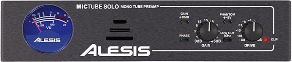 Alesis MicTube Solo Mono Tube Microphone Preamplifier, Main